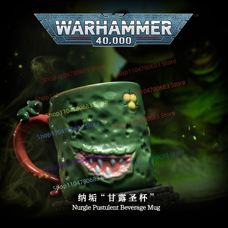 Anime Merchandise Mugs - Tazza Nurgle 40K, Bicchiere in Ceramica